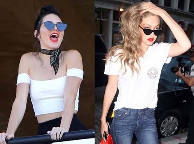 若手セレブがゾッコンな、シャープすぎる「新」キャットアイ・サングラスとは?