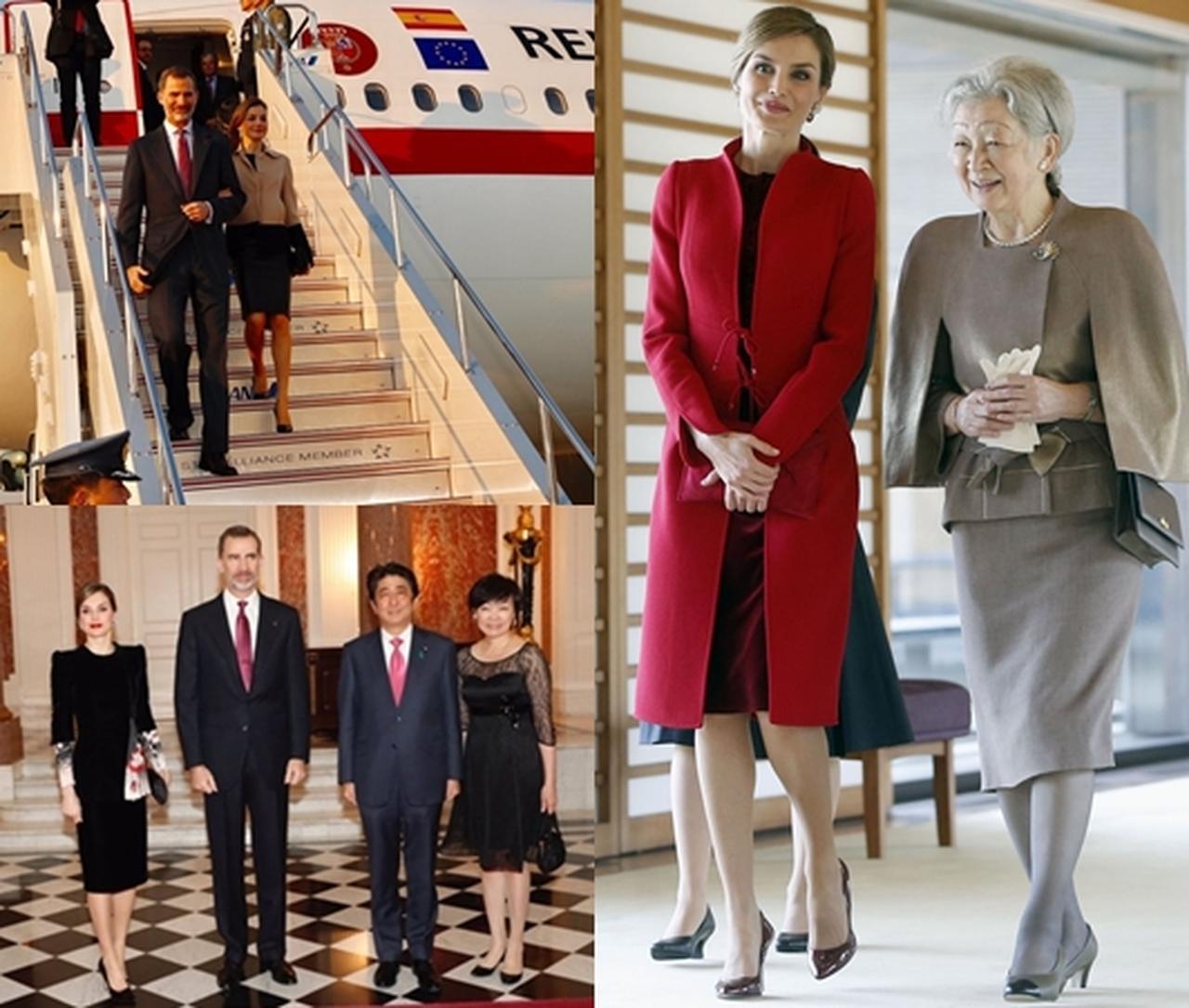 スペインの王族レティシア王妃、来日ファッションを総まとめ