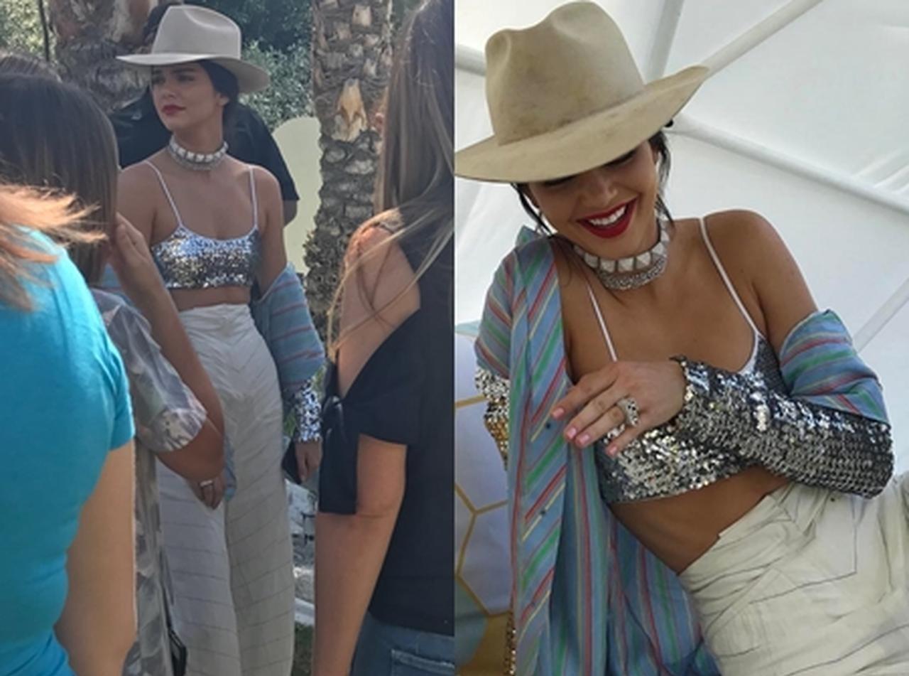 コーチェラでNo.1コーデはキラキラ輝くグリッタースタイル