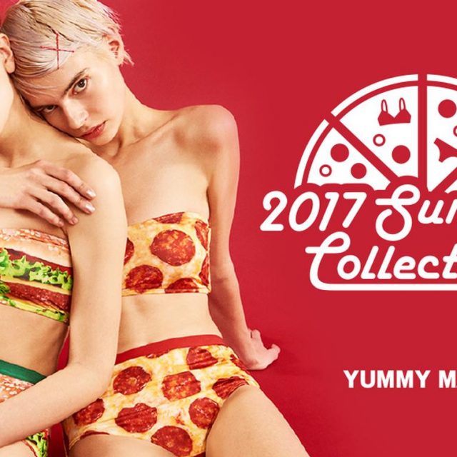 アメリカンなピザやバーガープリント！ランジェリーブランドYUMMY MARTが新作発売