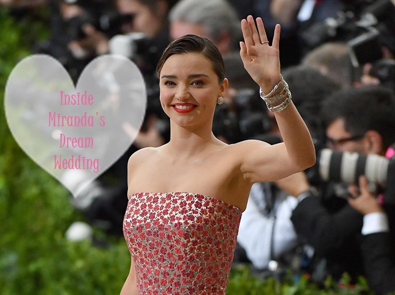 【続報】ミランダ・カーと億万長者の自宅ウェディングの様子が明らかに