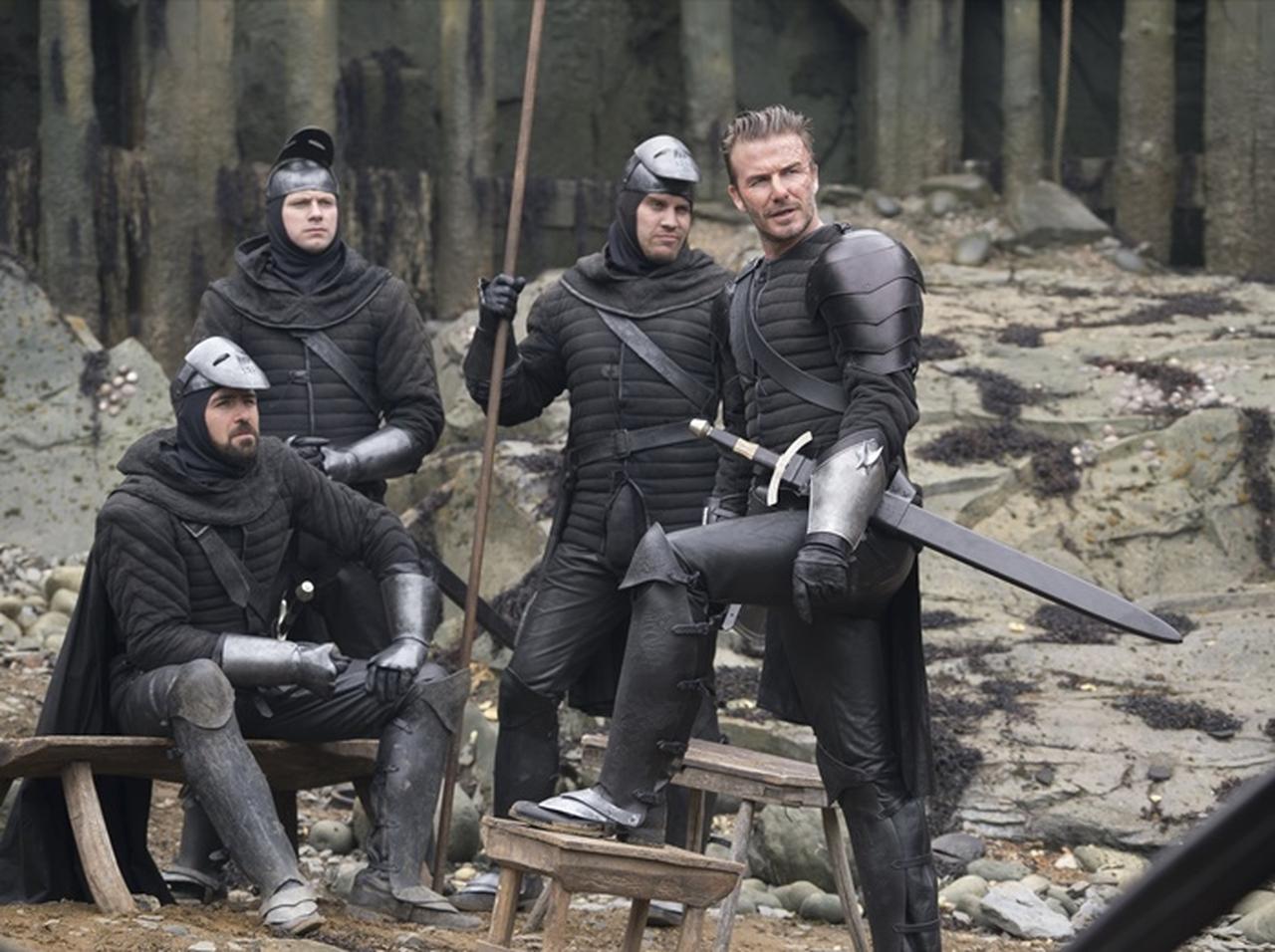 「全員がベッカムに惚れた」騎士姿で堂々のハリウッド進出！映画『キング・アーサー』