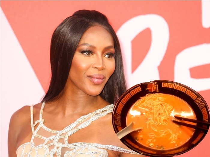 スーパーモデルのナオミ・キャンベル、東京で「一蘭ラーメン」に大興奮