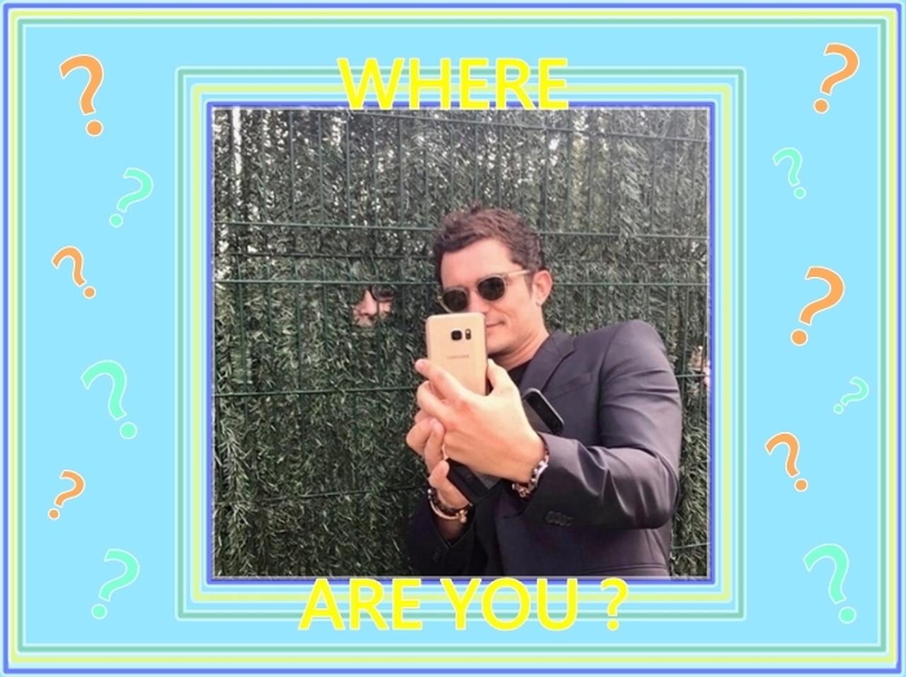 どこにいる? 必死にオーランド・ブルームと写真を撮ろうとするファンが微笑ましい