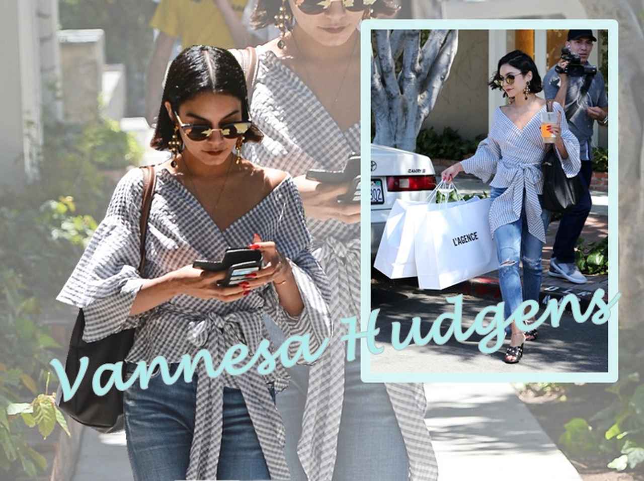 ヴァネッサ・ハジェンズ、トレンドを織り交ぜたデニムスタイルでお買い物