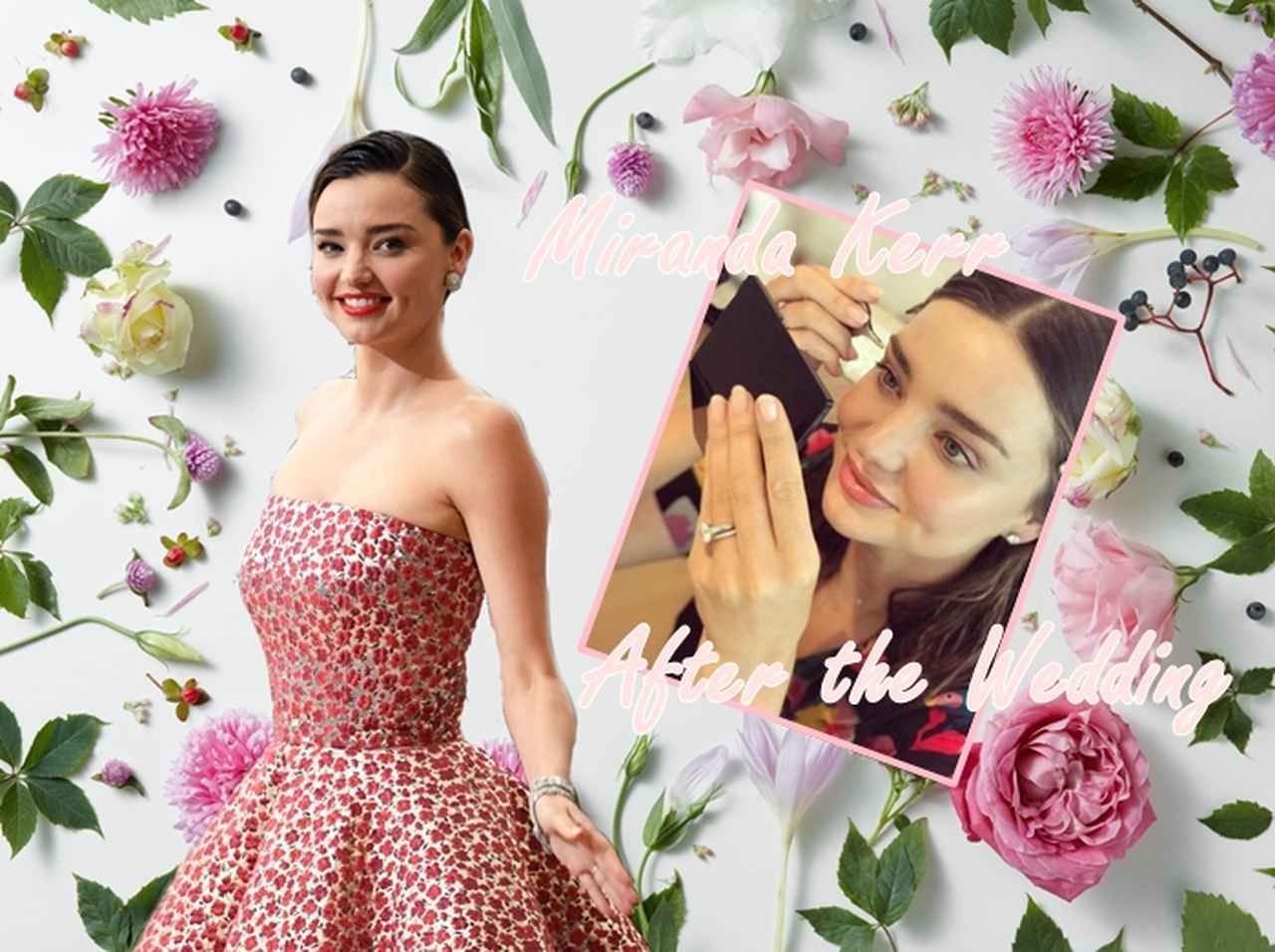 薬指に指輪がチラリ！ミランダ・カーが結婚後初めて公の場に姿を現す