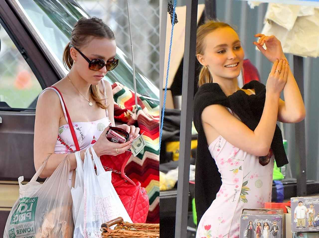 リリー・ローズ・デップが爆買い!日本で着用したワンピでフリーマーケットへ