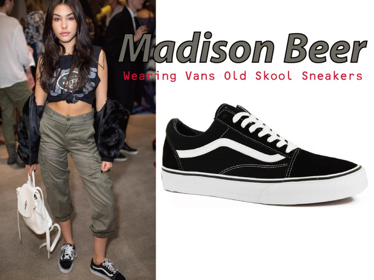 【セレブの私服】ジャスティンに発掘されたシンガー、マディソン・ビアーのVansコーデ