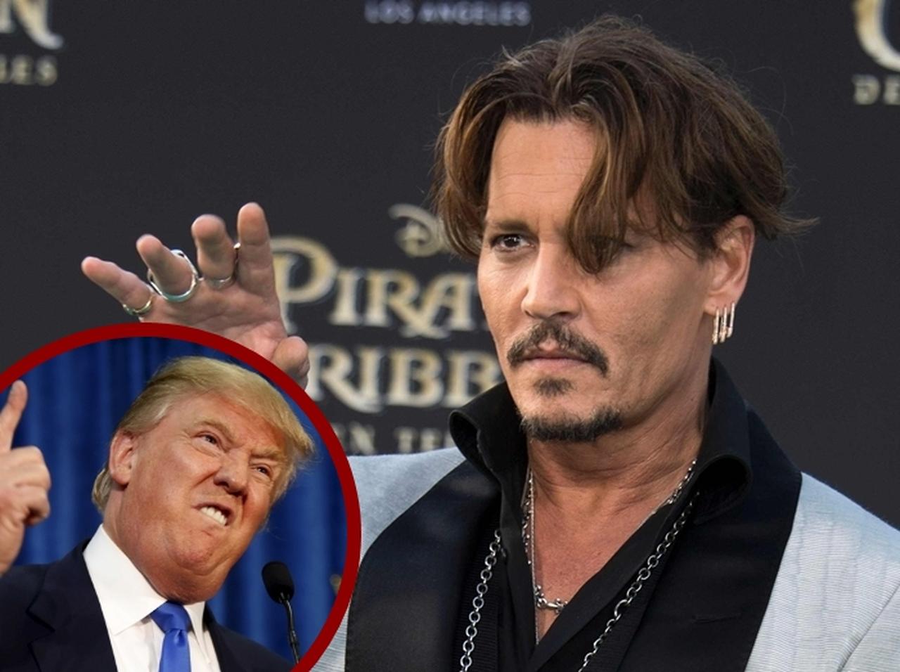 トランプ大統領を暗殺する!? ジョニー・デップが過激発言