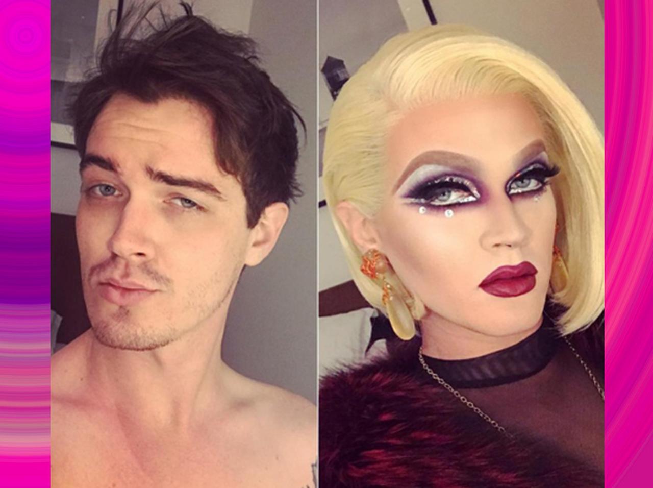 イケメンからド派手な美女へ!ドラァグクイーンのメイクテクニックがスゴい