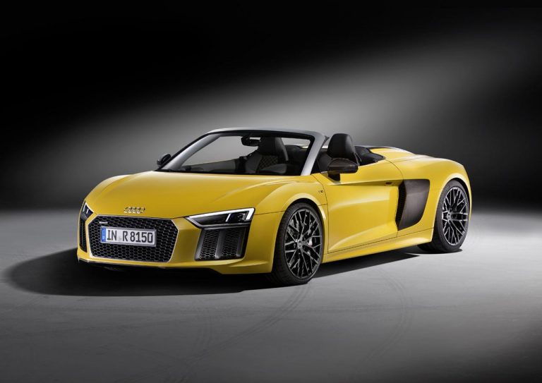 アウディより、オープントップモデルの新型”Audi R8 スパイダー”の販売が開始