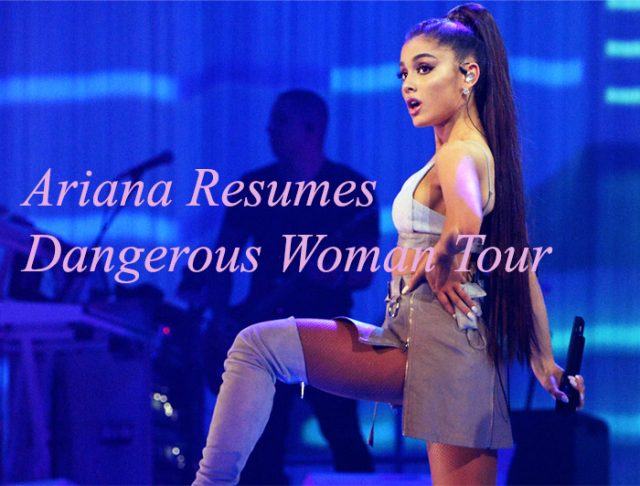 英公演で自爆テロのアリアナ・グランデ、世界ツアーを2週間ぶりに再開