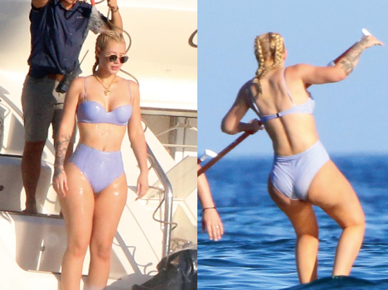 今年注目の”ハイウエスト・ビキニ”！ 人気シンガーのイギー・アゼリアの休暇ショット