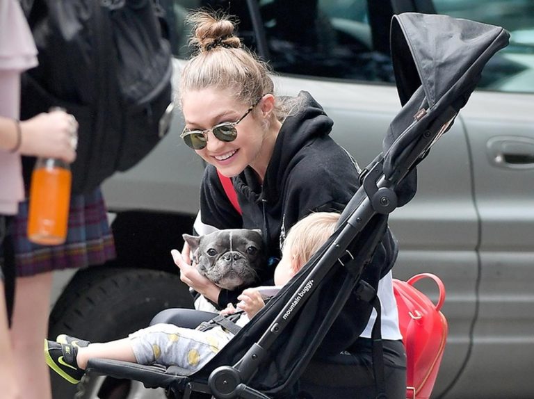 ジジ・ハディッド、元1Dの彼氏ゼインの犬をお散歩