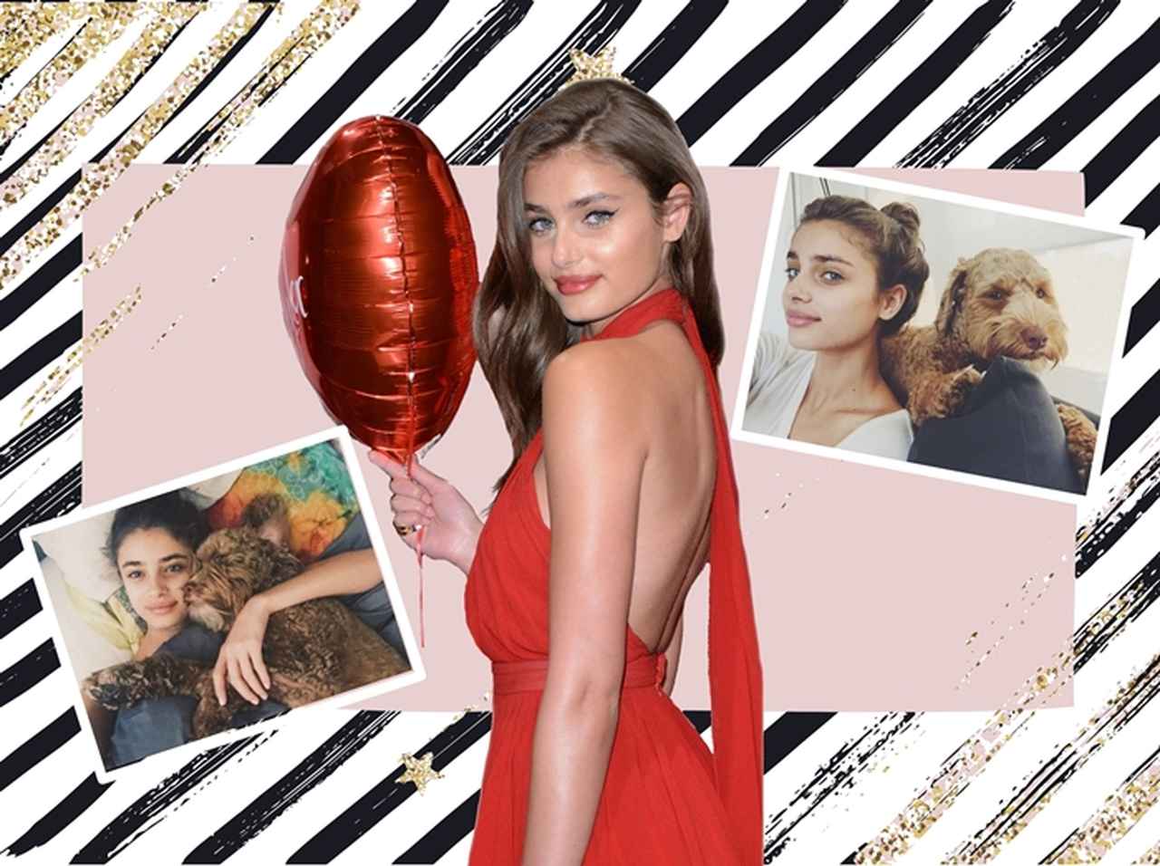 ヴィクシーエンジェルのテイラー・ヒルと愛犬が戯れる姿がただひたすら可愛い♥