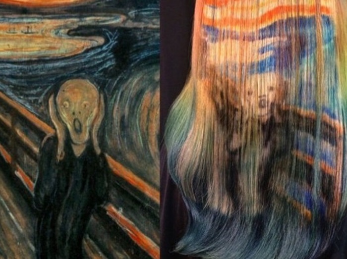 ゴッホやピカソも!?名画を髪にペイントした「アートヘア」がすごい