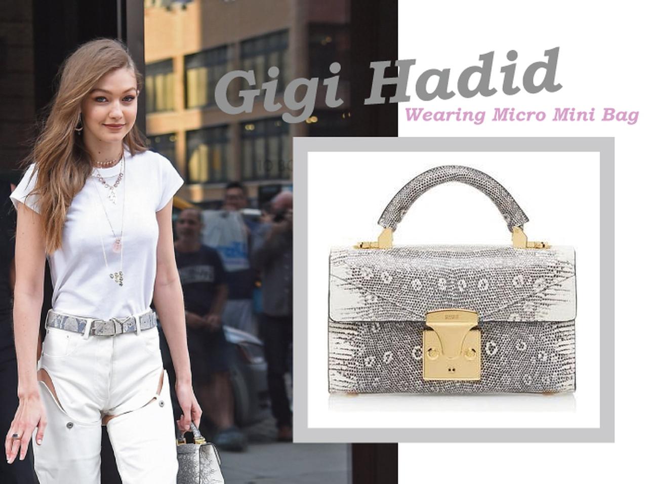 今夏も人気は続行!トップモデル、ジジ・ハディッドの”マイクロミニ・バッグ”に注目