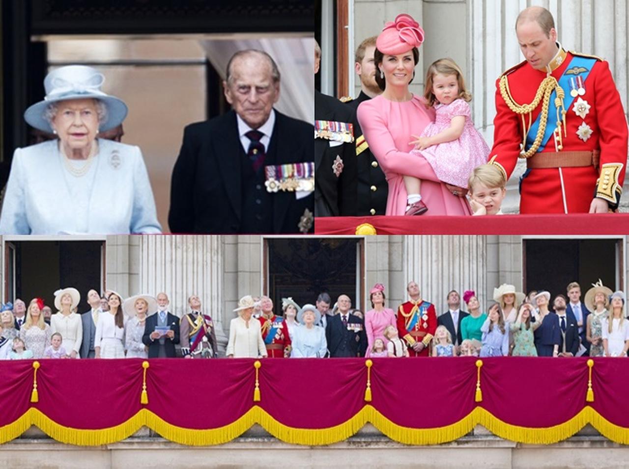 【写真】英ロイヤル・ファミリーが集結！エリザベス女王の公式誕生日