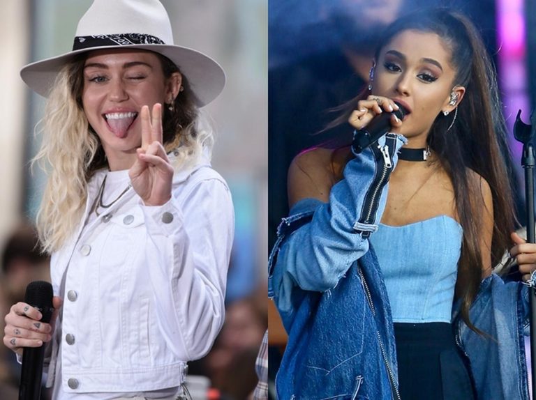 アリアナ･グランデ＆マイリー・サイラス、あの曲を披露し固い絆を見せ付ける