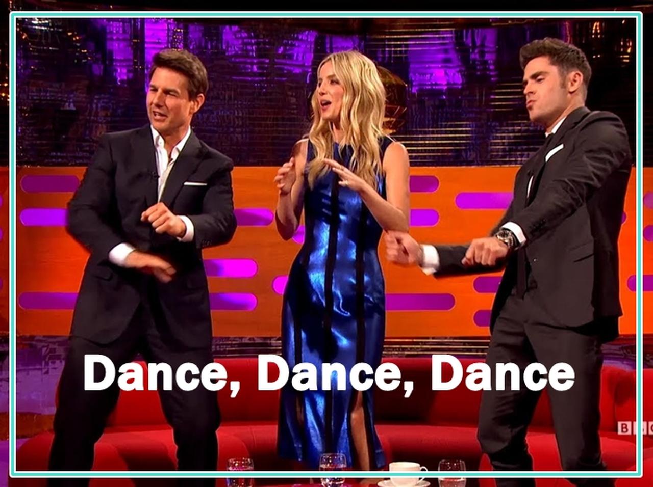 【秘蔵映像】 トム・クルーズとザック・エフロンがヒップホップを一緒に踊る