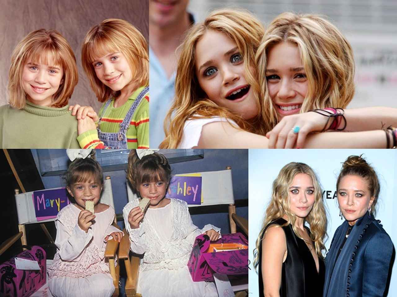 あんなに小さかったオルセン姉妹が31歳!写真で振り返る2人の成長