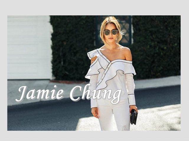 ジェイミー・チャンが魅せるドラマチックなオールホワイトスタイル