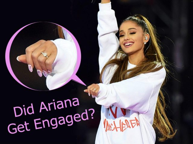 アリアナ・グランデ、慈善公演中に薬指に指輪がキラリで婚約説浮上！真相は？