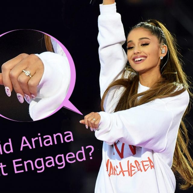 アリアナ・グランデ、慈善公演中に薬指に指輪がキラリで婚約説浮上！真相は？