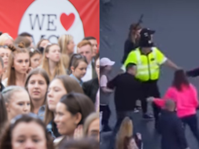 【動画アリ】マンチェスター慈善公演で少女たちと踊る警察官の心温まる映像が「一番のハイライト」と話題