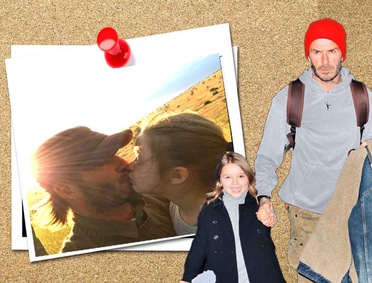 アリorナシ?ベッカムが投稿した5歳娘との唇キス写真が論争を呼ぶ