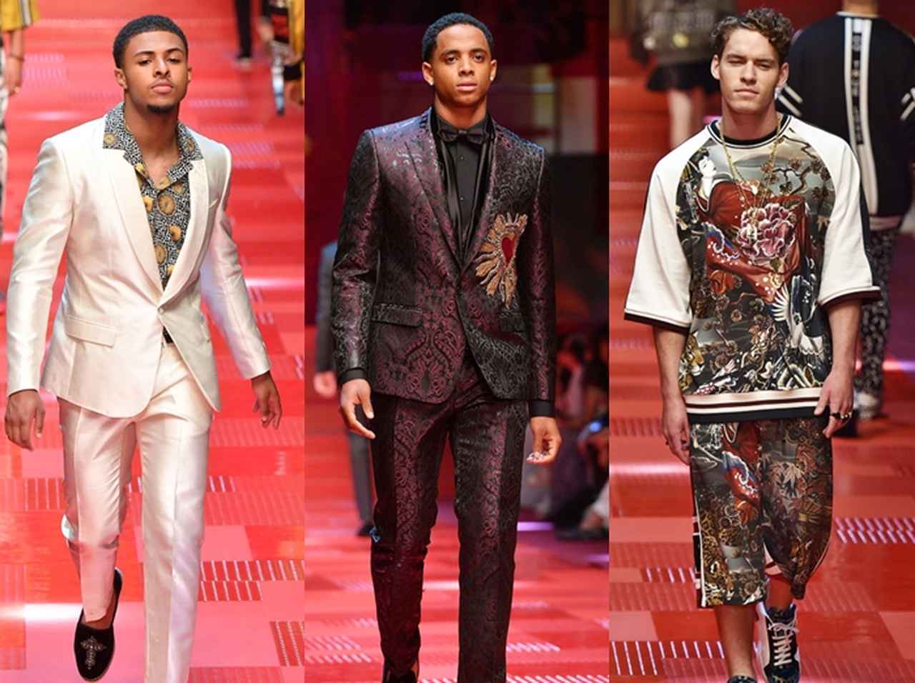 大物ラッパーやバスケ選手の息子も!D&Gのランウェイに二世セレブが大量投入