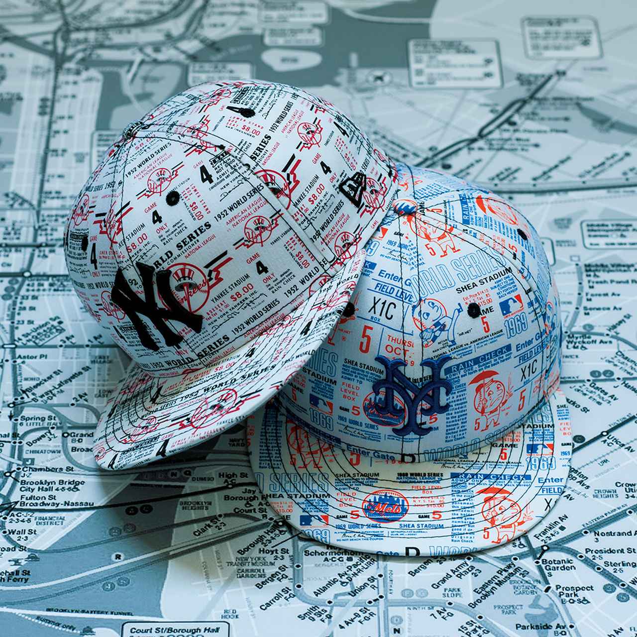 セレブの愛用者も多い、ニューエラより、MLBの観戦チケットをモチーフにした最新作