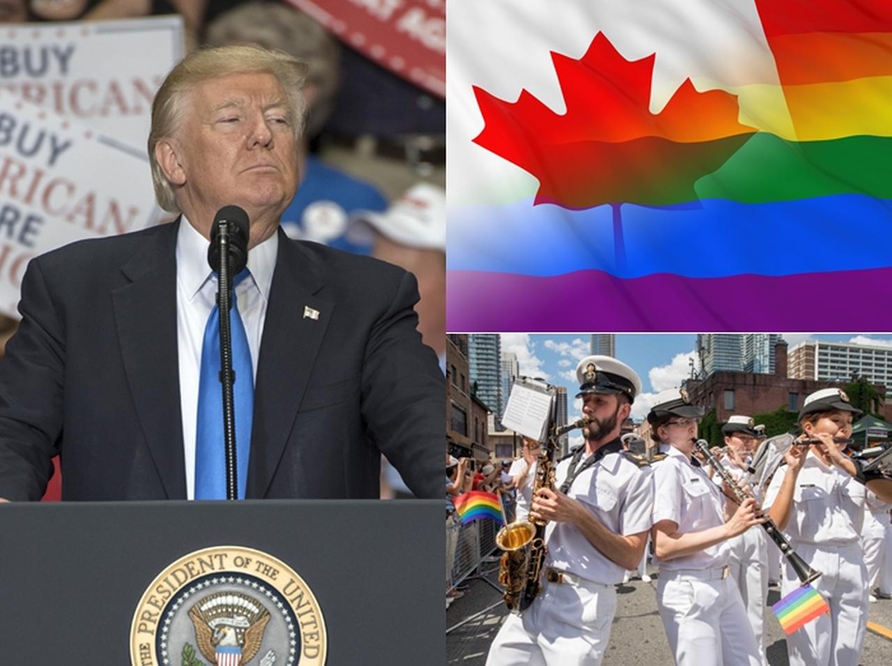 トランプ米大統領のトランスジェンダー軍入隊禁止発言に対するカナダ軍のリアクションが秀逸