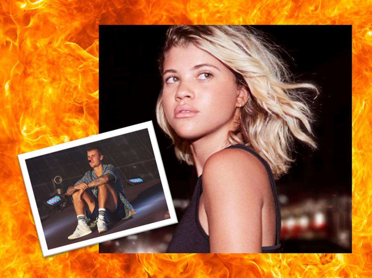 ソフィア・リッチー、元彼ジャスティン・ビーバーのひと言でインスタ大炎上