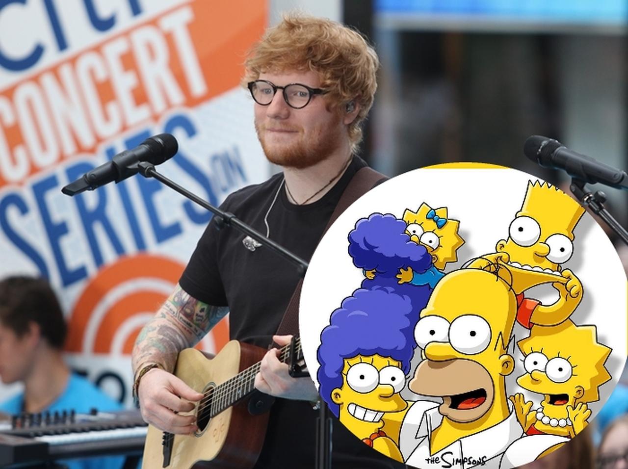 エド・シーラン、『ザ・シンプソンズ』で三角関係に巻き込まれる