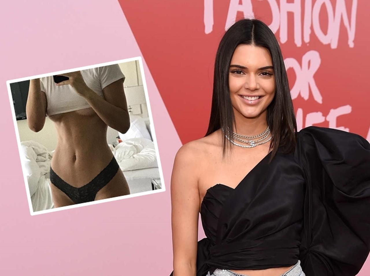 ケンダル・ジェンナーの「ノーブラ」セルフィーに300万件の「いいね」