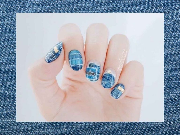 デニムがネイルに!2017年の注目のトレンドは「デニムネイル」