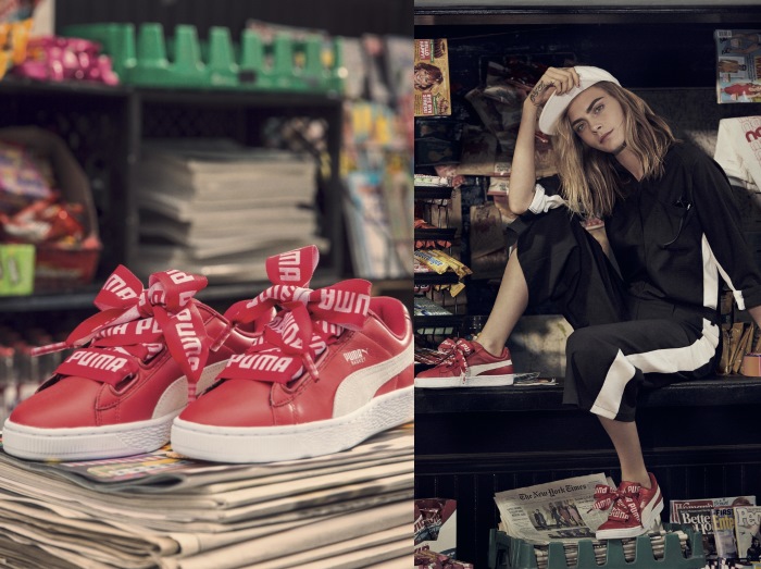 モデルはカーラ!プーマからリボンシューレスの新作スニーカーが発売