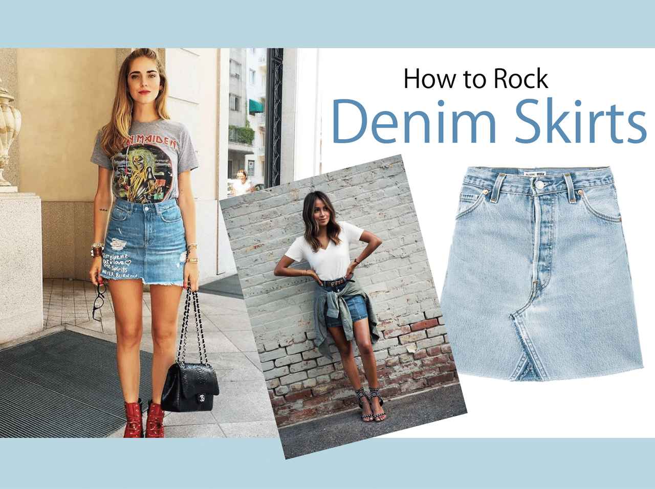 2017年夏本命ボトムス!デニム・ミニスカートの最旬コーディネート