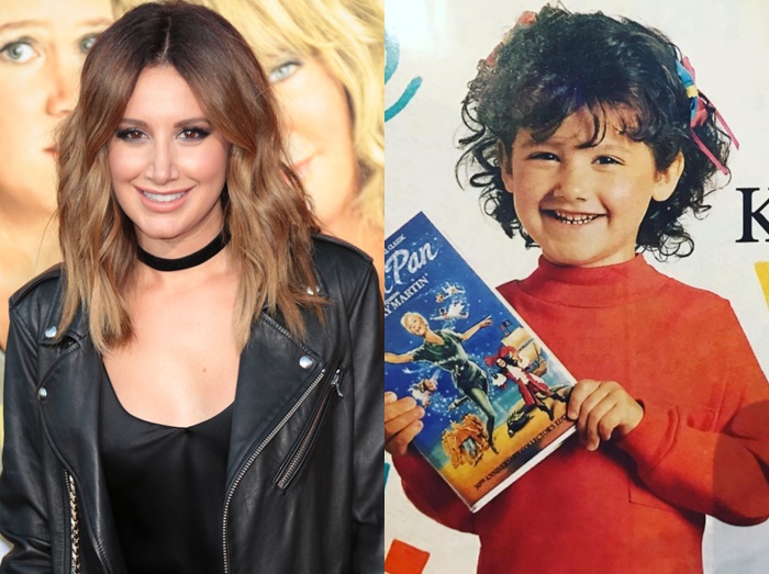 女優アシュレイ・ティスデイル、3歳当時の宣伝写真が可愛すぎる
