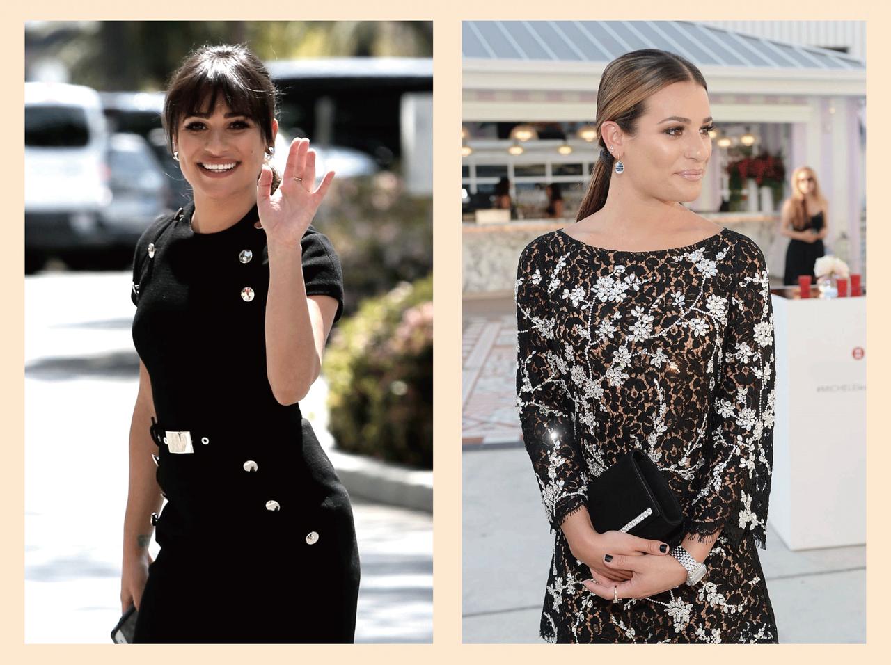 ドラマ『グリー』のリア・ミシェル、マイケル・コースをスタイリッシュに着こなして