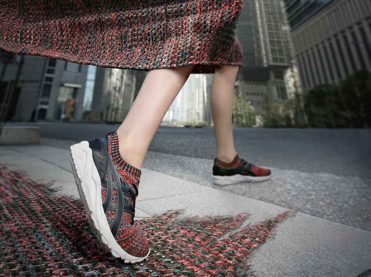 「アシックスタイガー」の新作はクールなニット素材