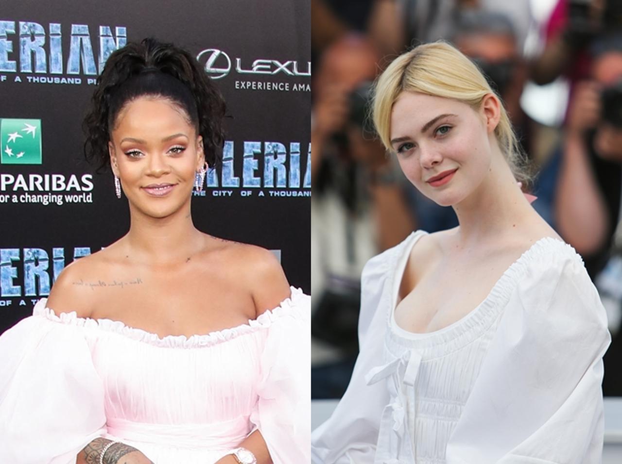 『マレフィセント』エル・ファニング、リアーナのドレスに大興奮