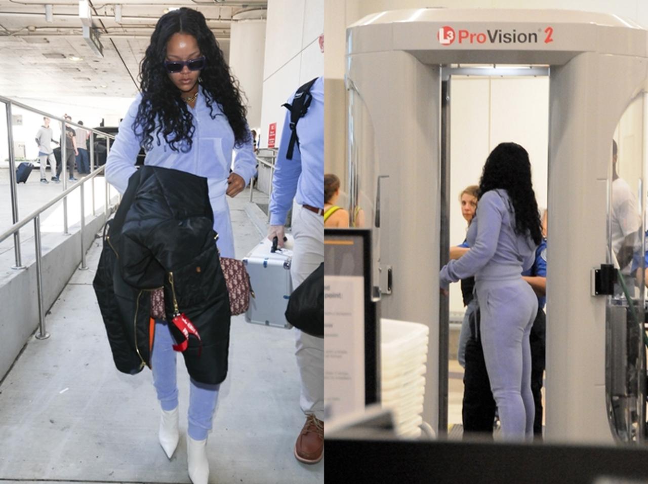 リアーナだって空港でセキュリティチェックを受けるんです