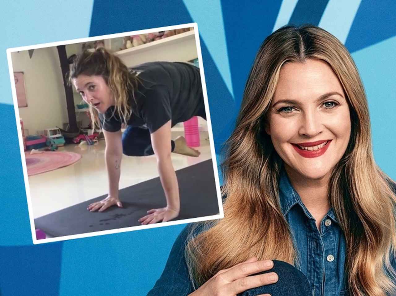 42歳ドリュー・バリモアが汗だくでダイエットに励む姿に共感しまくり