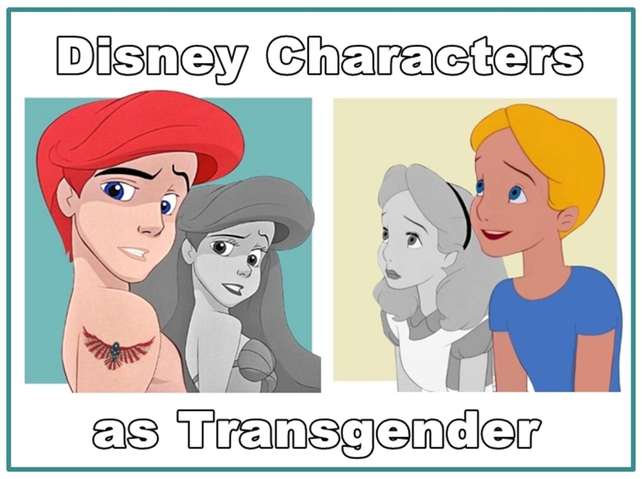 ディズニーの人気キャラが「トランスジェンダー」に！絵に込められた想いとは？