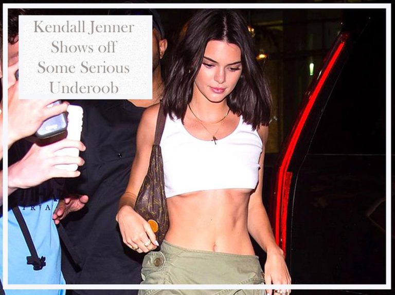 モデルのケンダル・ジェンナー、「バージスライン」丸見えの格好で女友達と夜遊び