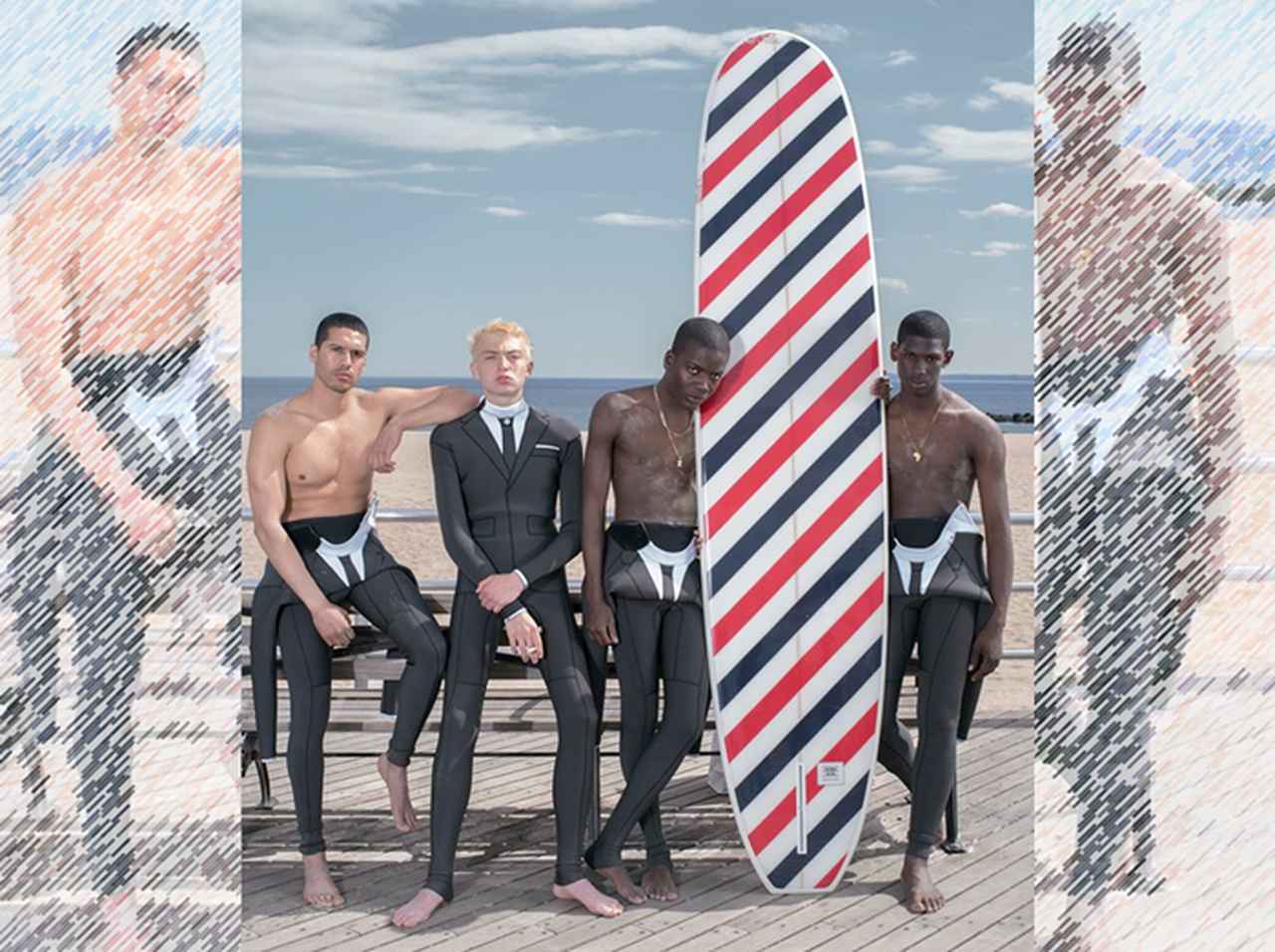 ビーチでも紳士にキメたい！有名ブランドがスーツ型のウェットスーツを発売