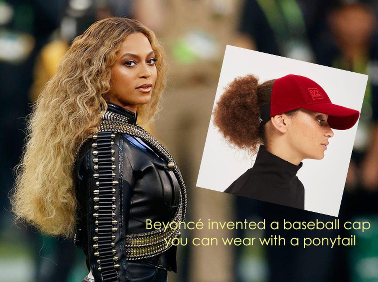 おだんごヘアやポニーテールでもかぶれる!ビヨンセが画期的すぎる帽子を発表