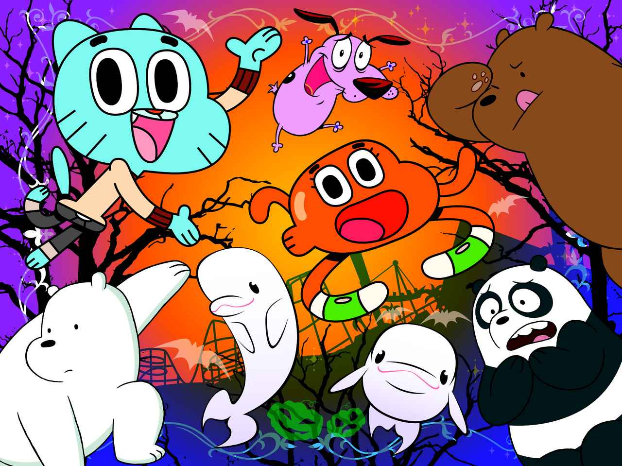 人気キャラ満載!シーパラダイスで「カートゥーン ハロウィン2017」が9~11月に開催